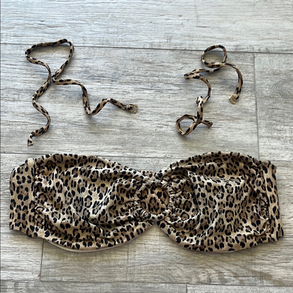 Melissa Odabash leopard bathing suit top